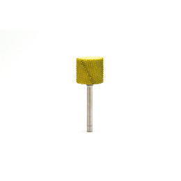 Frez Saburrtooth cylinder, bezpieczna końcówka, trzpień 3 mm. Drobna ziarnistość.